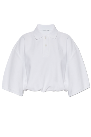 Krótkie polo z wyszytym logo