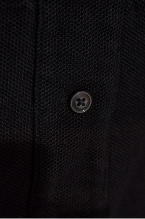 T by Alexander Wang Kurzes Polohemd mit gesticktem Logo