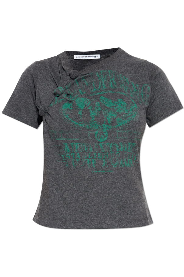 T-shirt with print od T by Alexander Wang