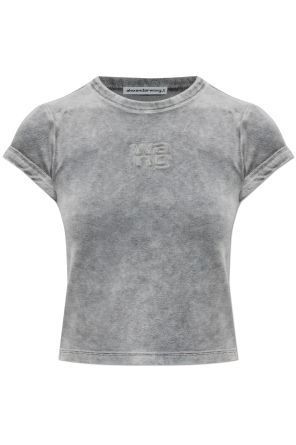 Velvet top with logo