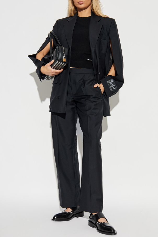 Alexander Wang Top z naszywką z logo