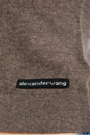 Alexander Wang Top con parche con el logo