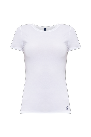 Camiseta tipo lencería con logo