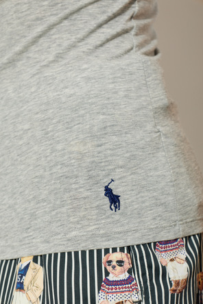 Polo Ralph Lauren Camiseta tipo lencería con logo