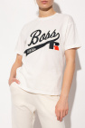 BOSS x Russell Athletic T-shirt z aksamitnym logo