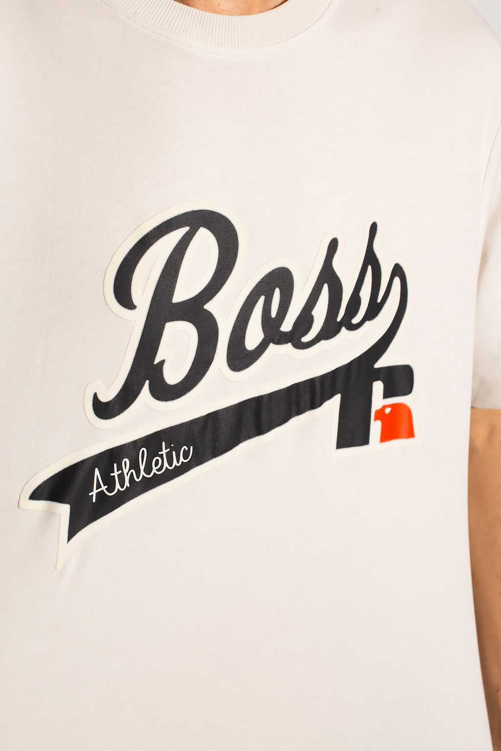 BOSS x Russell Athletic T-shirt with velvet logo