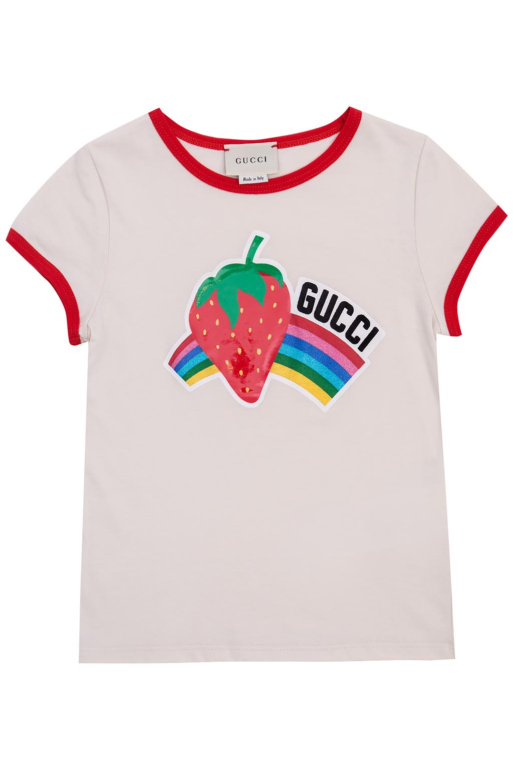 gucci strawberry t shirt