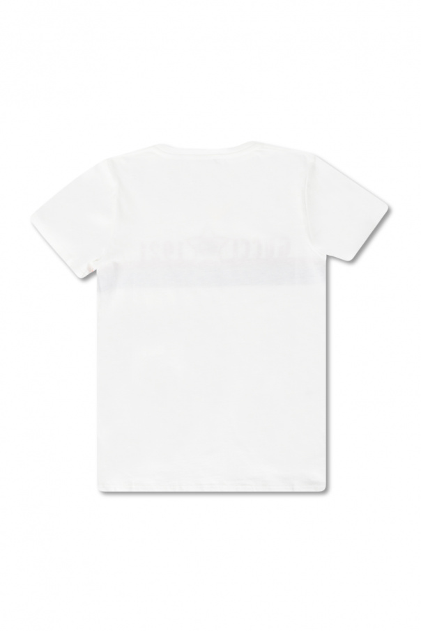 Gucci Kids Cotton T-shirt with print