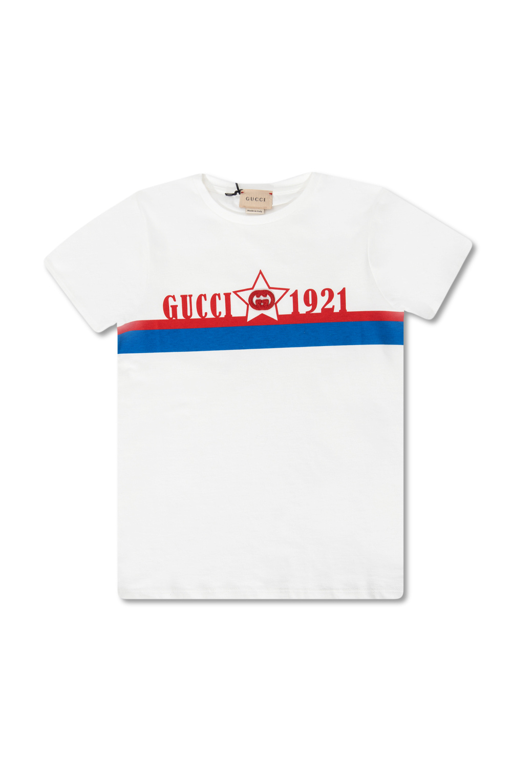 Gucci Kids logo-print short-sleeved T-shirt - White