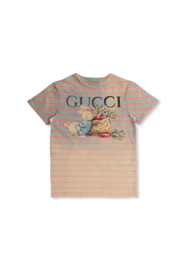 Gucci Kids gucci jordaan gg canvas loafers item Gucci Kids