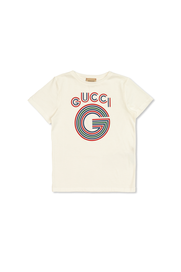 Gucci Kids T-shirt z nadrukowanym logo