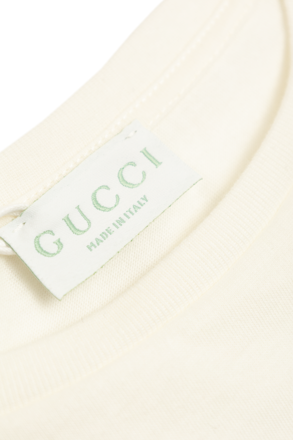 Gucci Kids Camiseta con logo estampado