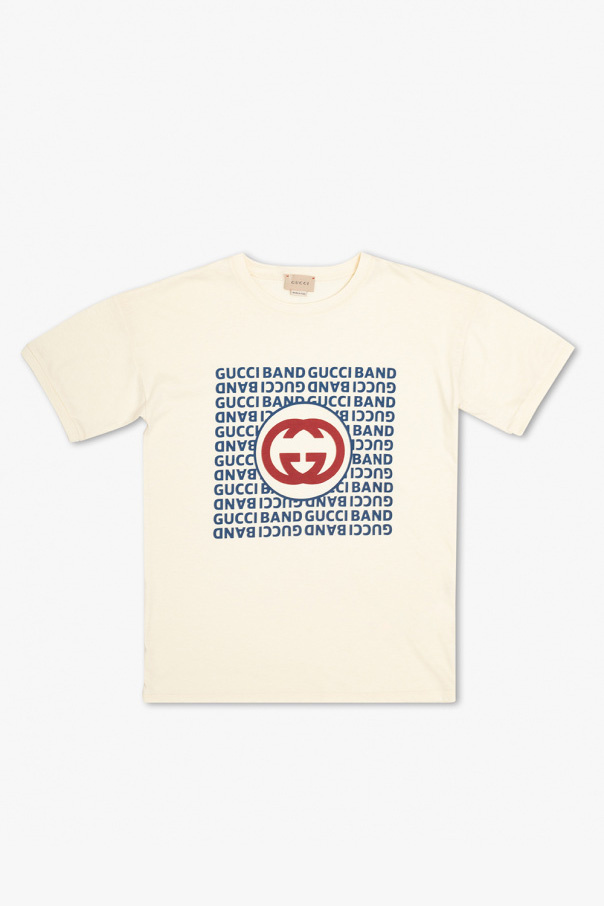 gucci lam Kids T-shirt with logo