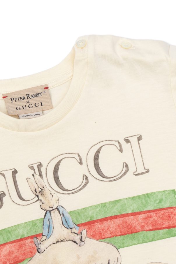 Gucci Kids Gucci monogram pattern Horsebit mules™