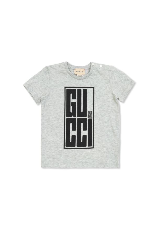 Gucci Kids T-shirt z nadrukowanym logo