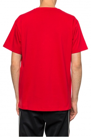 gucci trousers Red T-shirt