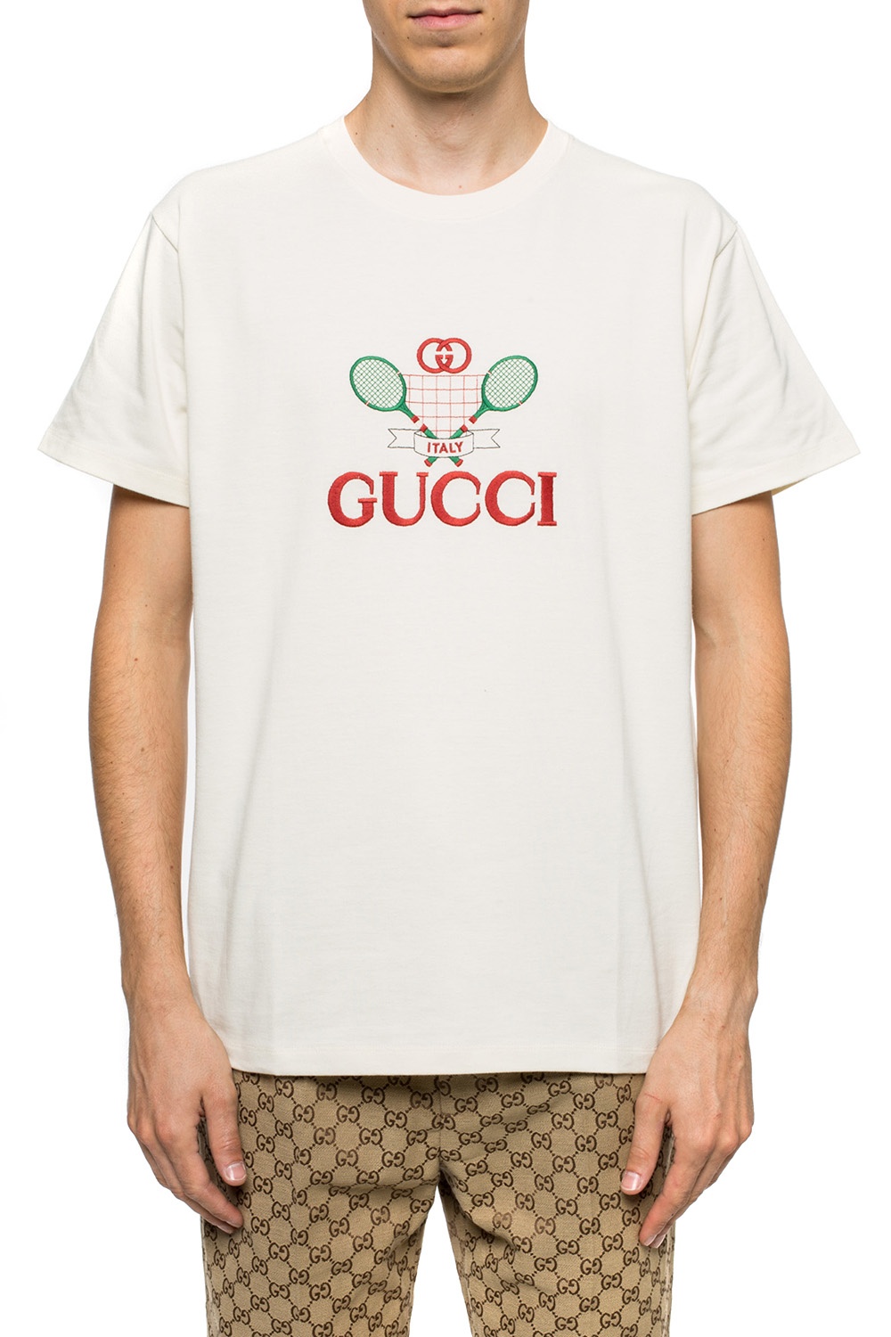 gucci embroidered t shirt