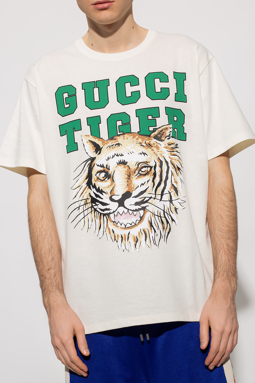 oversøisk Andre steder lavendel Gucci Printed T-shirt from the 'Gucci Tiger' collection | Men's Clothing |  Vitkac