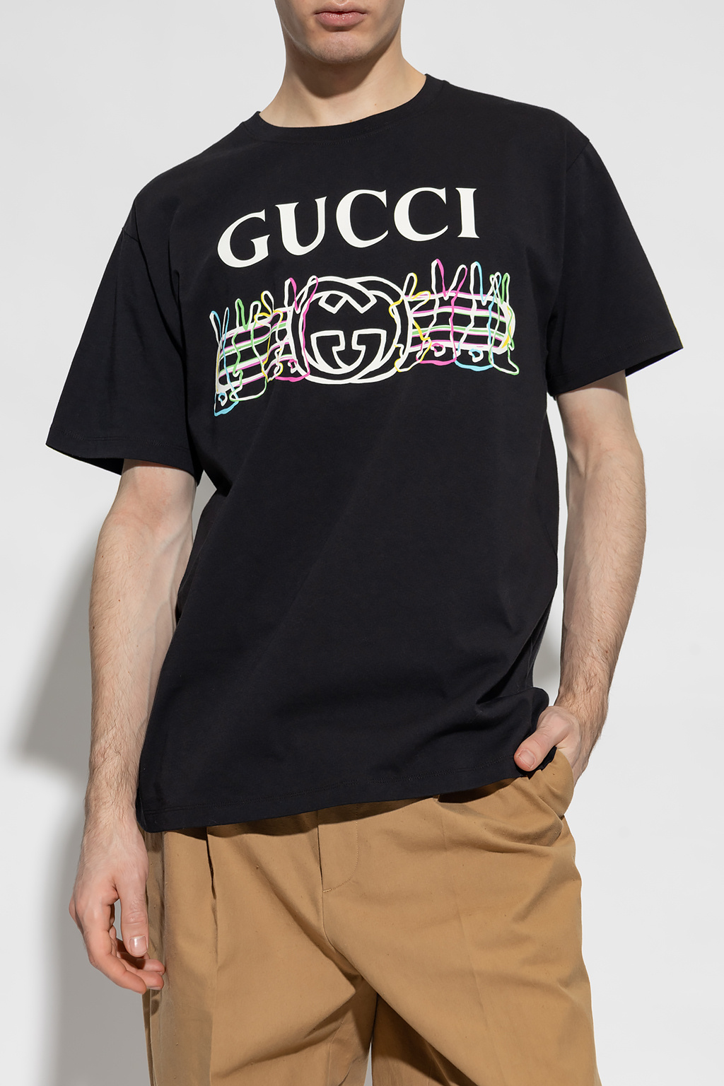 gucci waterproof T-shirt with logo