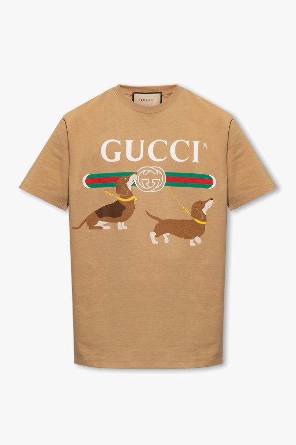 gucci with Cotton T-shirt