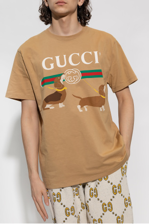 gucci with Cotton T-shirt