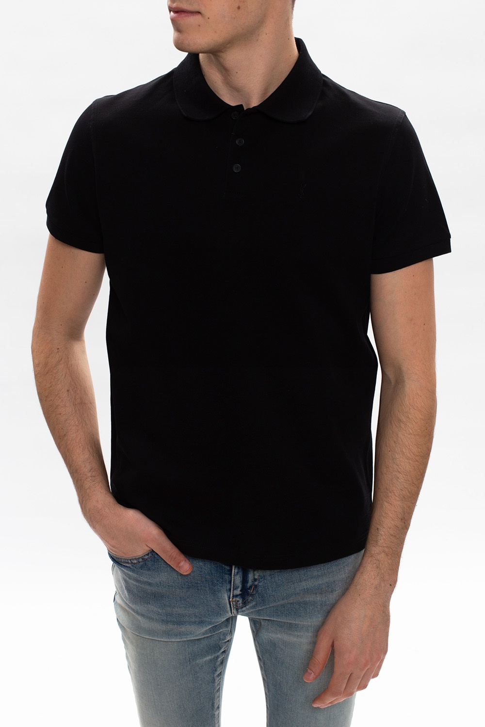 Saint Laurent Polo shirt with logo