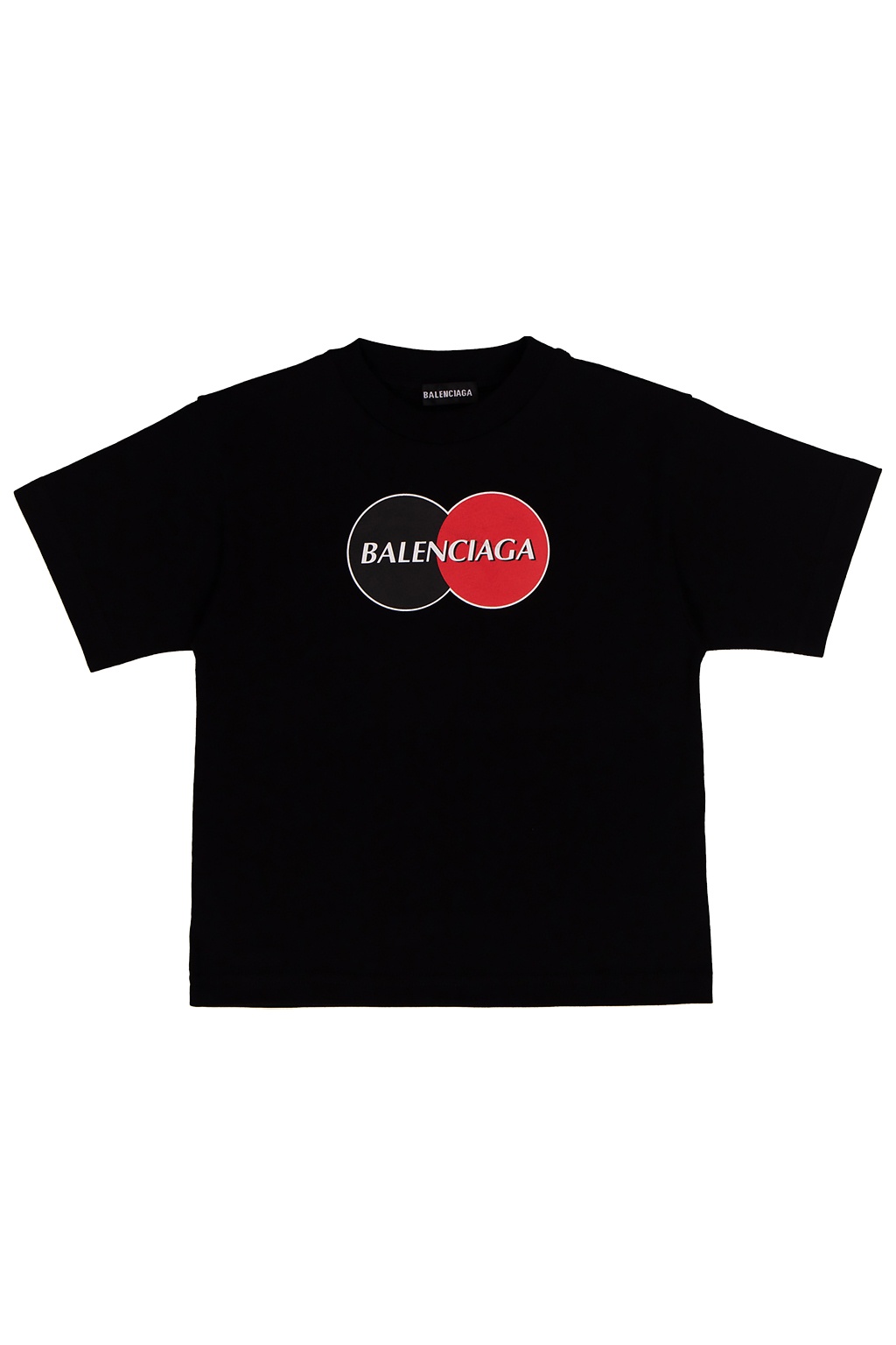 balenciaga black logo shirt