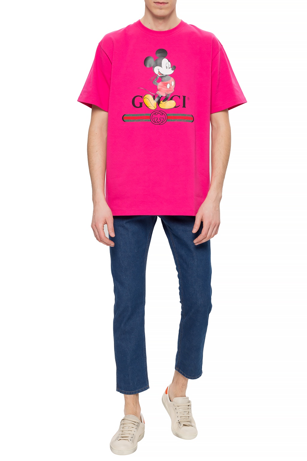 Gucci x Disney Mickey Mouse T-Shirt Pink