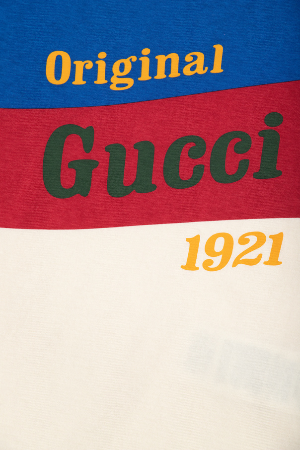 Gucci Blue Kids T-shirt with logo