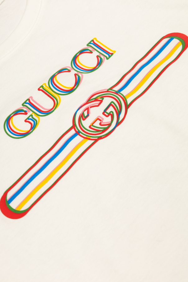 Gucci Kids T-shirt with printed logo