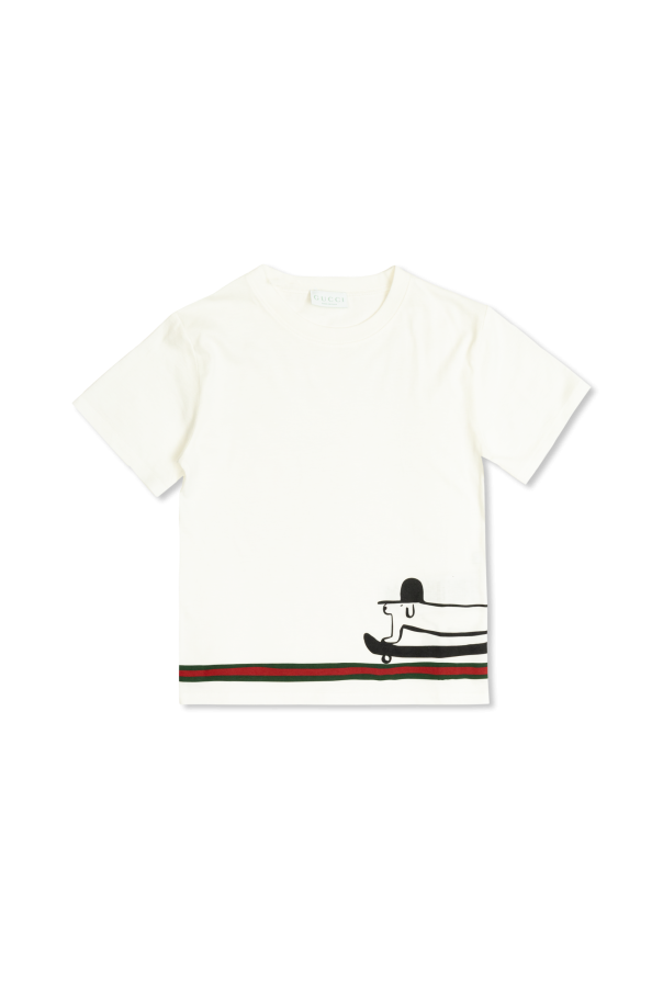T-shirt with print od Gucci Kids