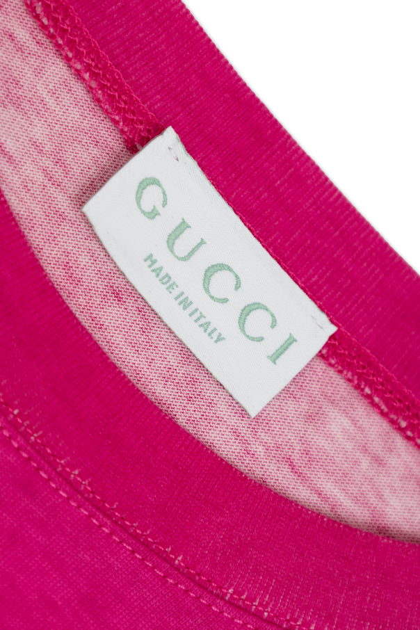 Gucci Kids T-Shirt mit Aufdruck