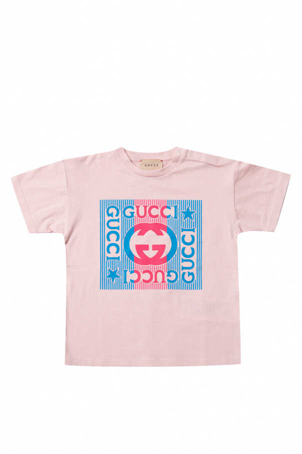 gucci counterfeits Kids Logo T-shirt