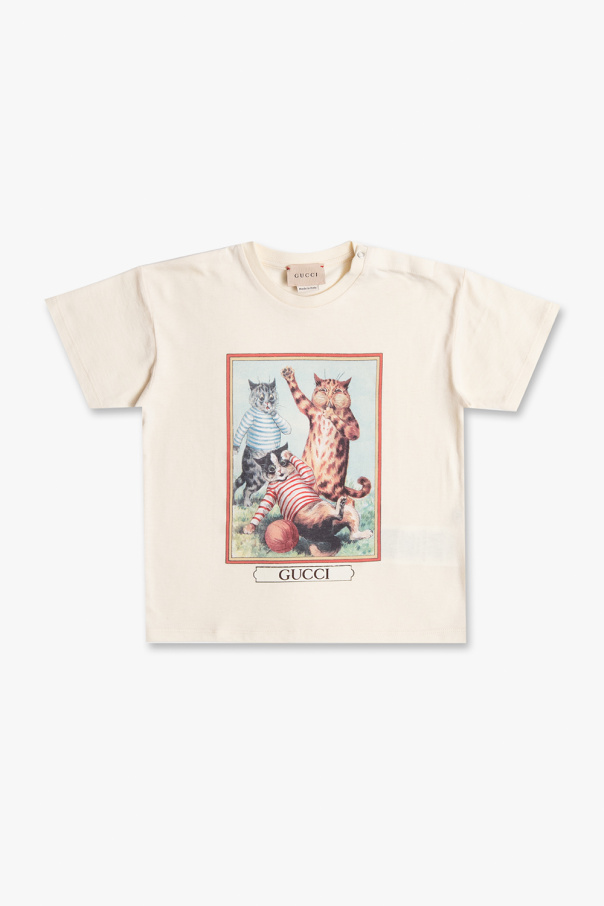 Gucci Menswear Kids Printed T-shirt