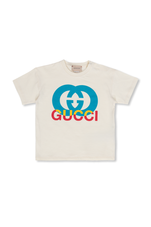 Gucci Kids T-shirt z logo