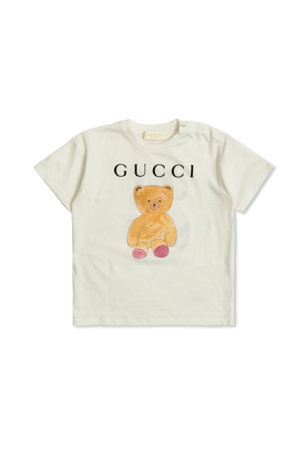T-shirt with print od Gucci Kids