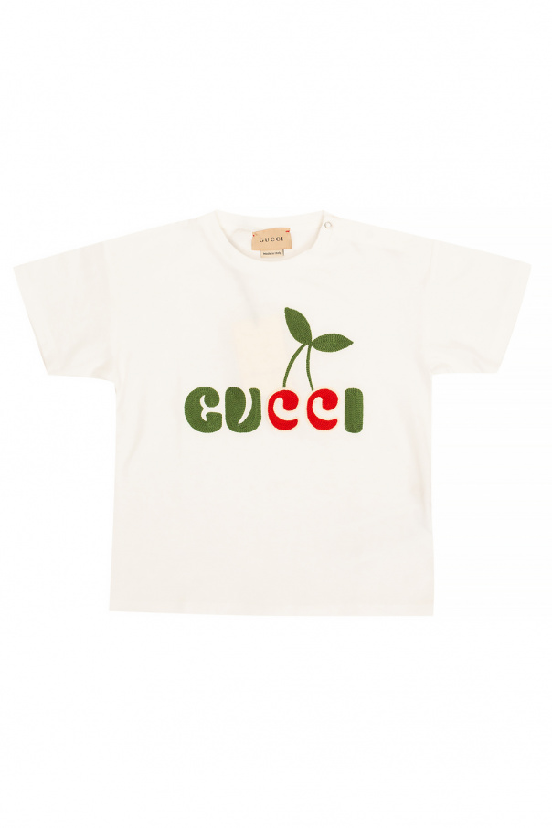 Gucci Kids gucci kids ruffled embroidered party dress item