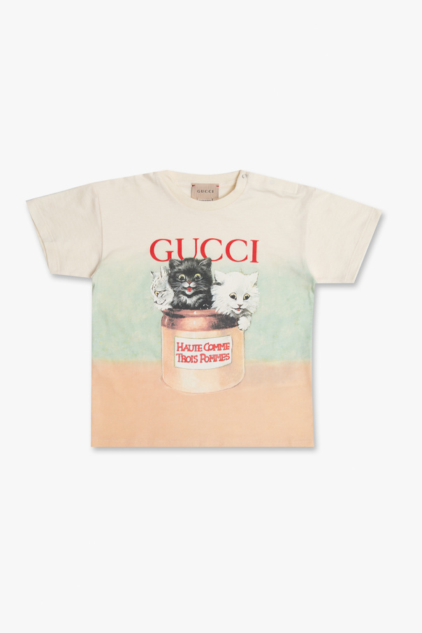 Gucci horsebit Kids Printed T-shirt