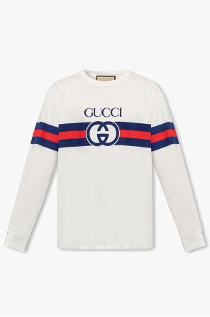 Gucci jacquard-logo wool jumper