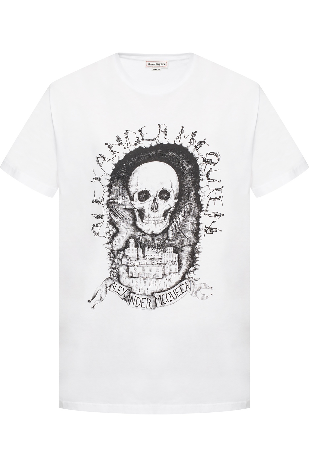 alexander mcqueen skeleton shirt