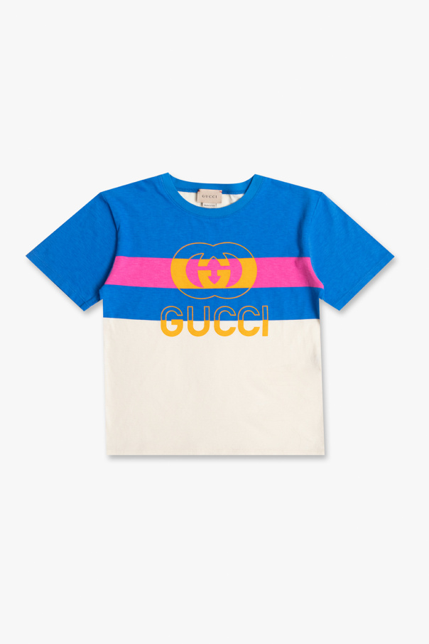 gucci web Kids T-shirt with logo