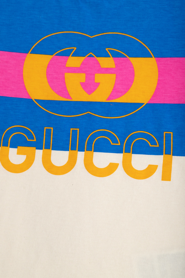 gucci web Kids T-shirt with logo