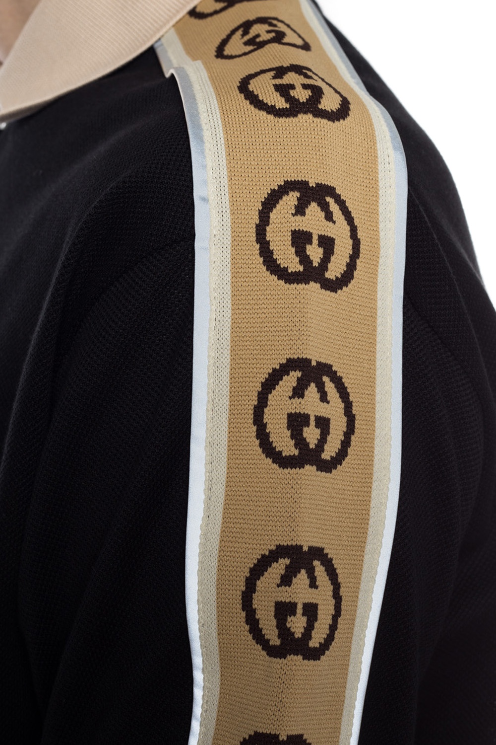Black Polo with logo Gucci - Vitkac TW
