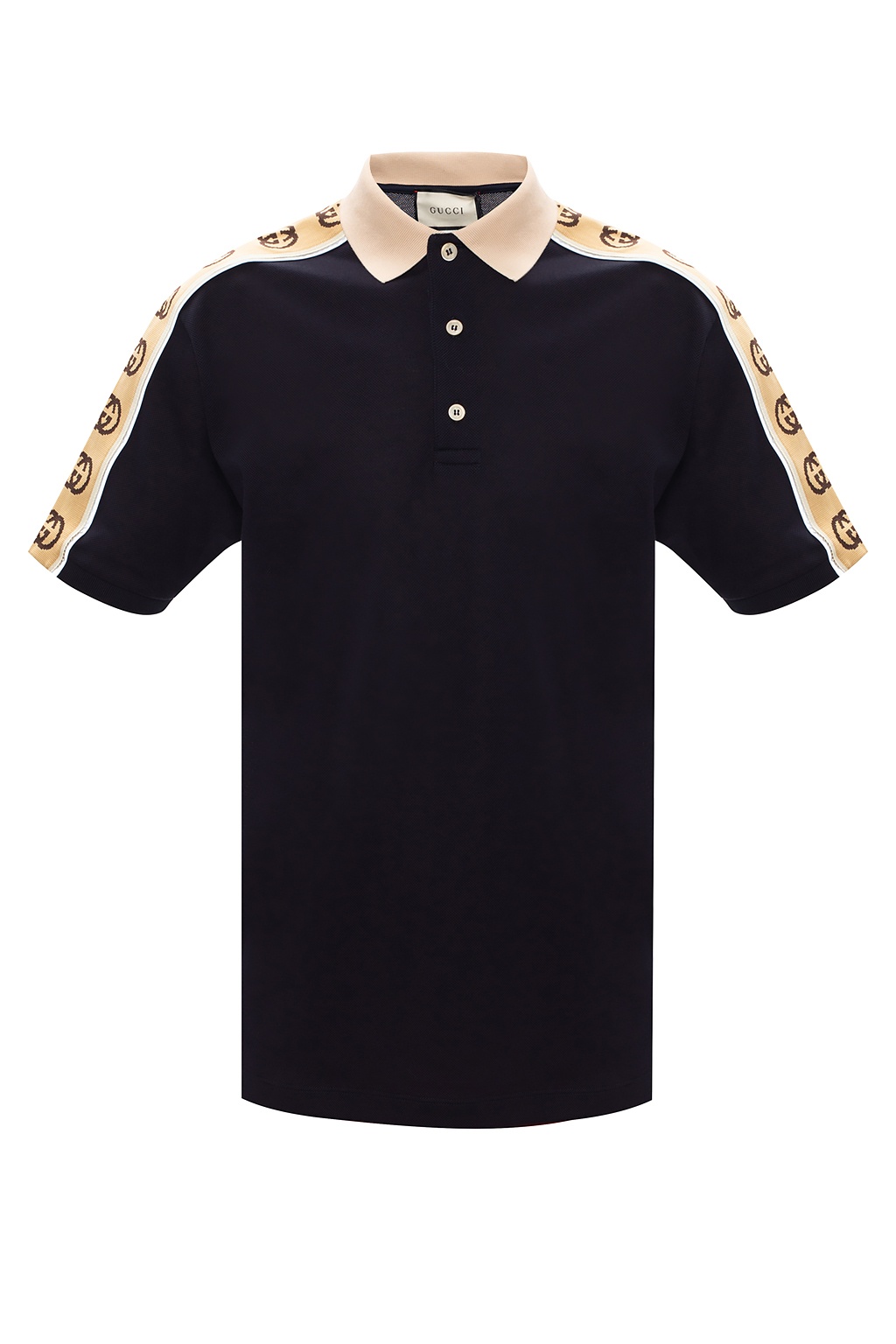 GUCCI Polo Shirt Navy Blue for boys