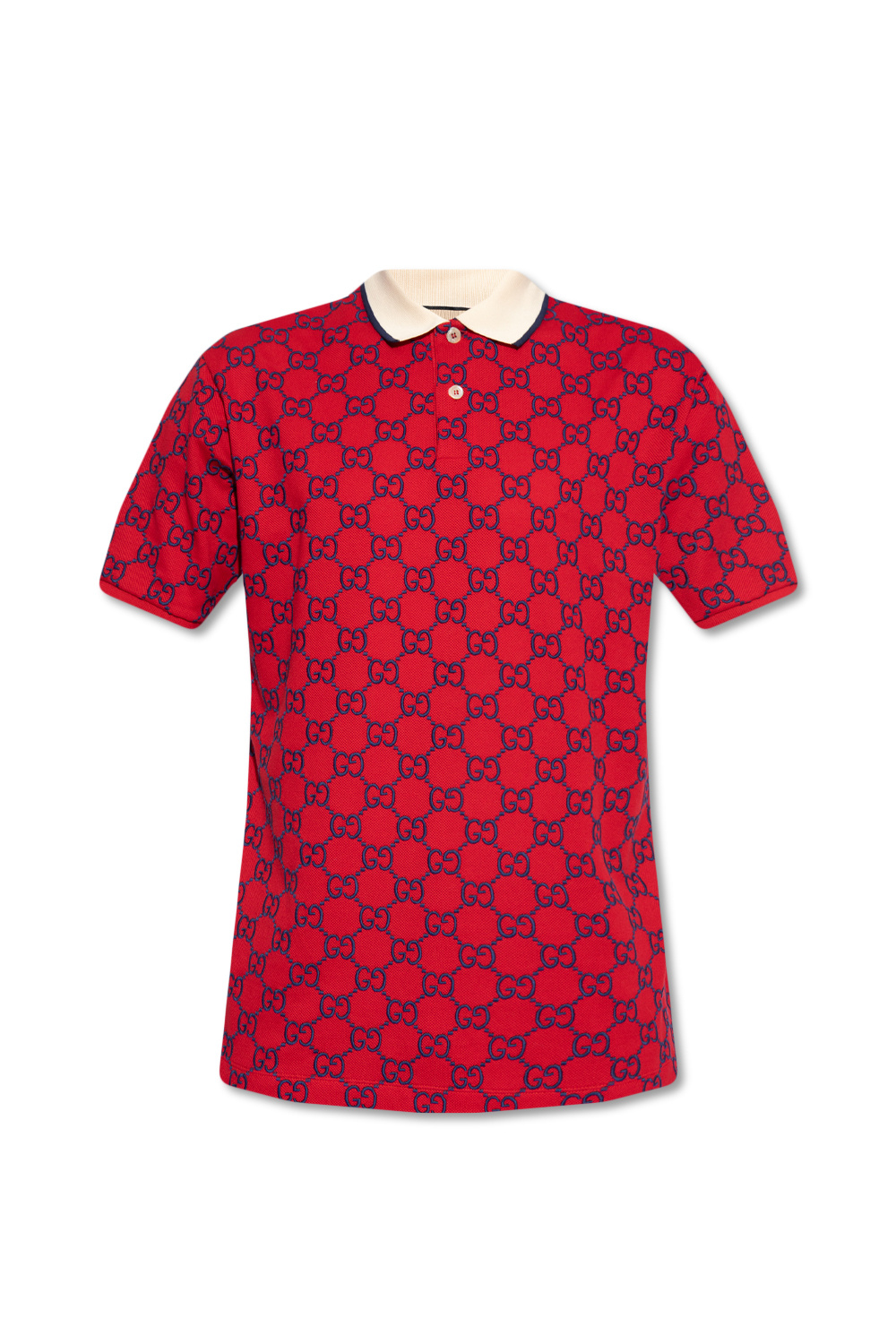 Red Polo shirt with logo Gucci - Vitkac TW