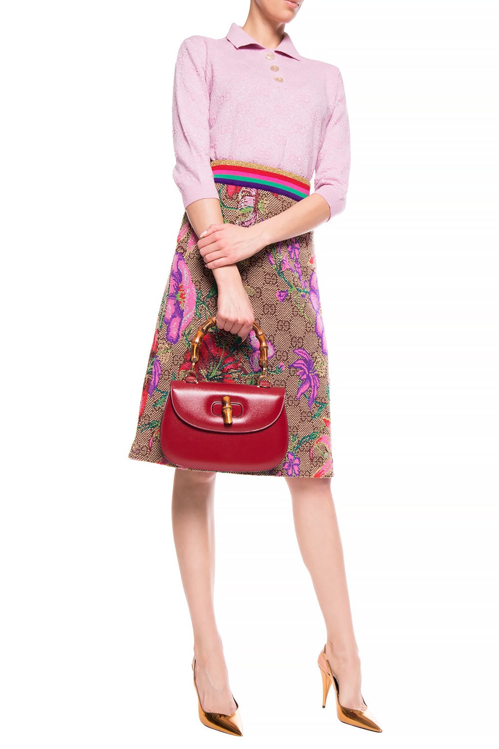 liberty floral bowling shirt by gucci