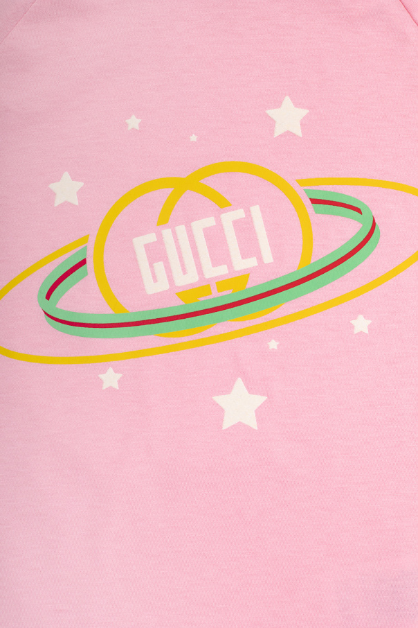 Gucci Kids gucci logo print swimsuit item