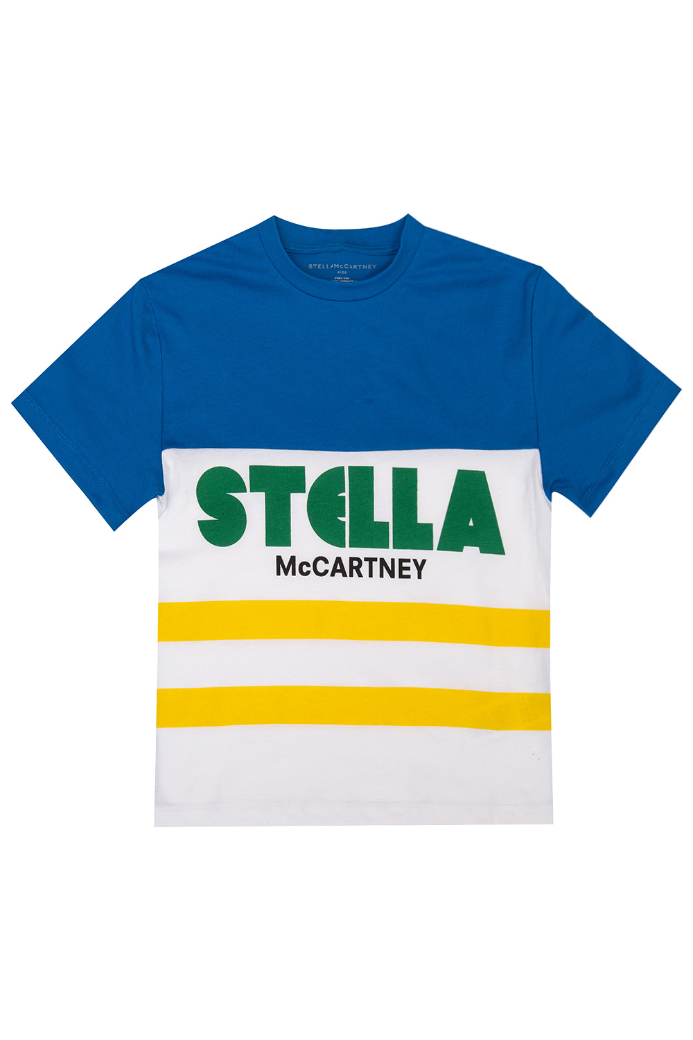 Stella McCartney Kids logo-print cotton jacket - Black