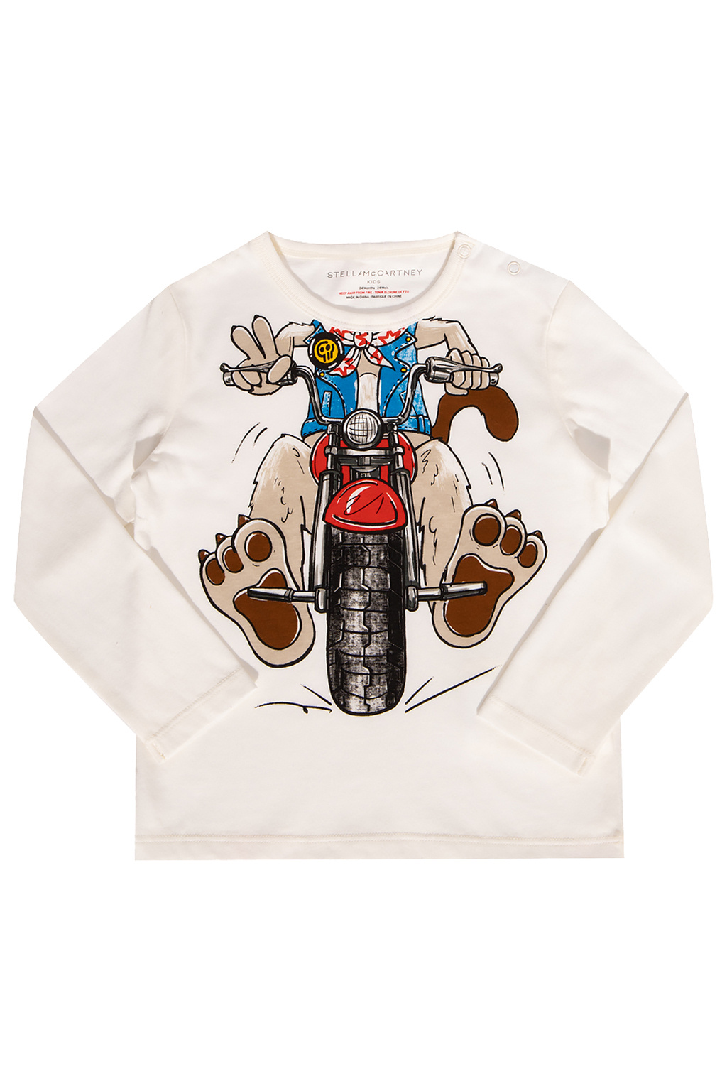 Stella McCartney Kids Printed cotton T-shirt