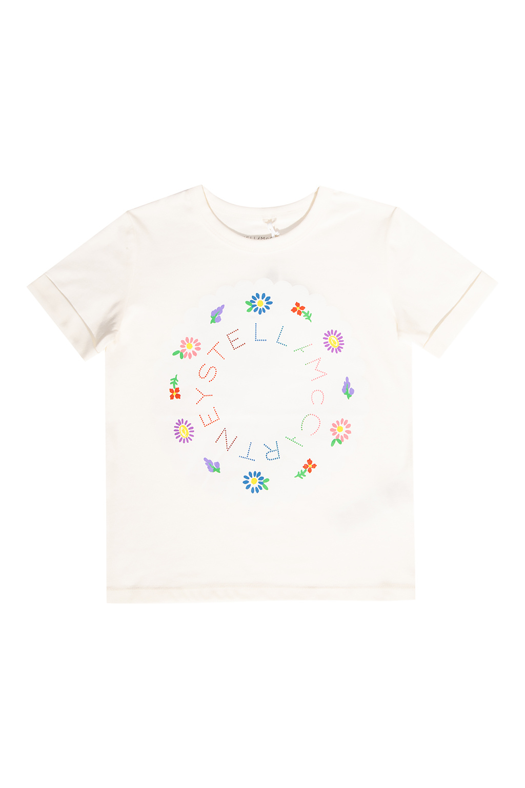 Cream Printed T-shirt Stella McCartney - Vitkac Canada